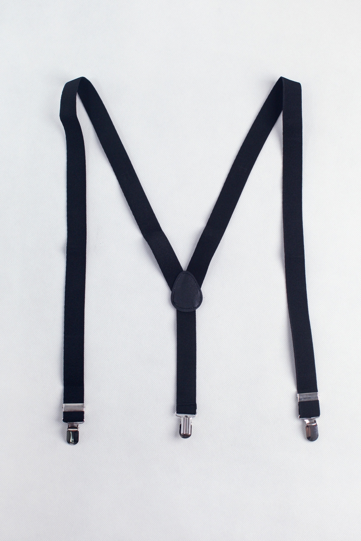 Men's Elastic Suspenders in Black