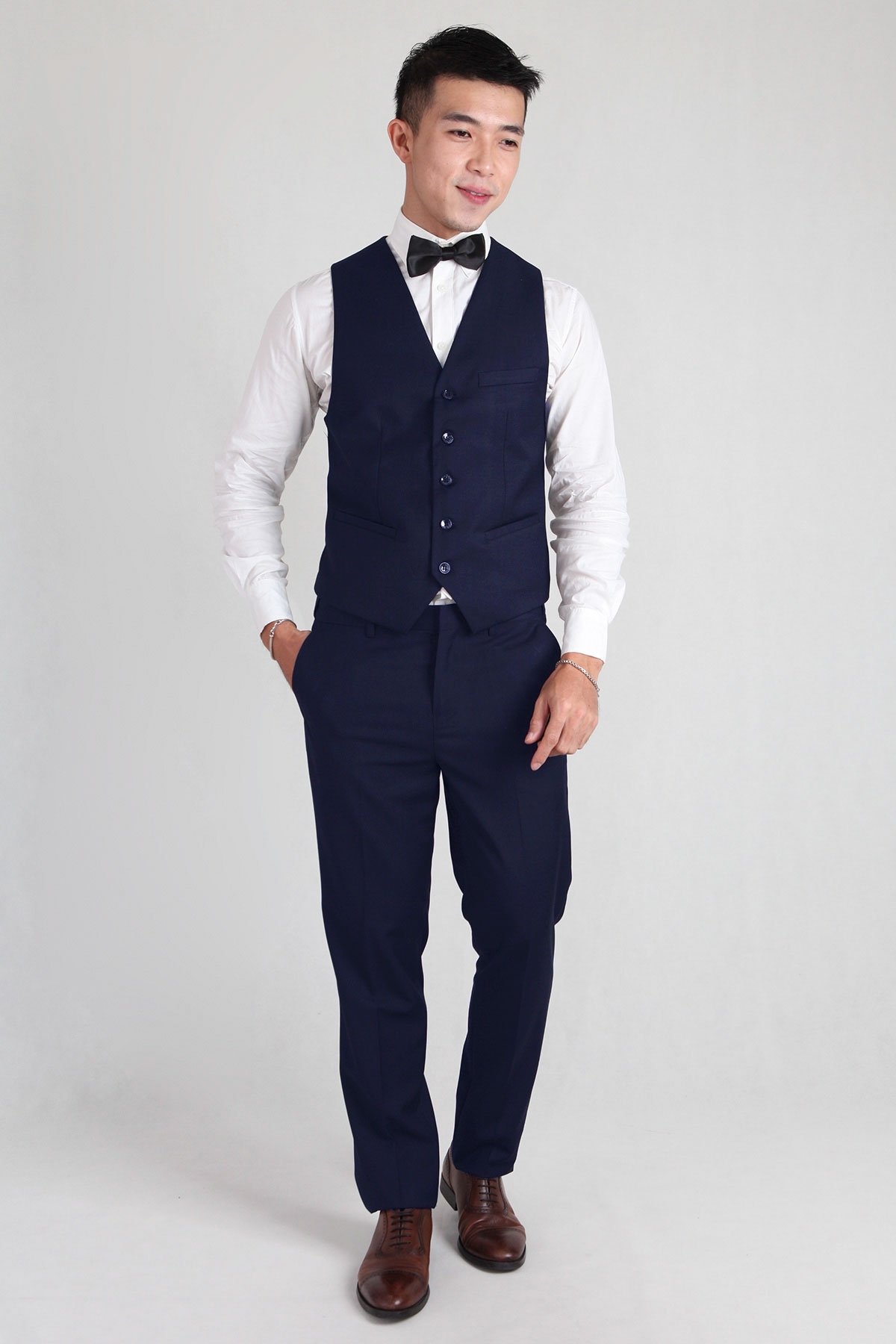 Groomsmen store in vests