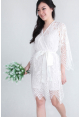 Luna Lace Bridal Robe (Short)